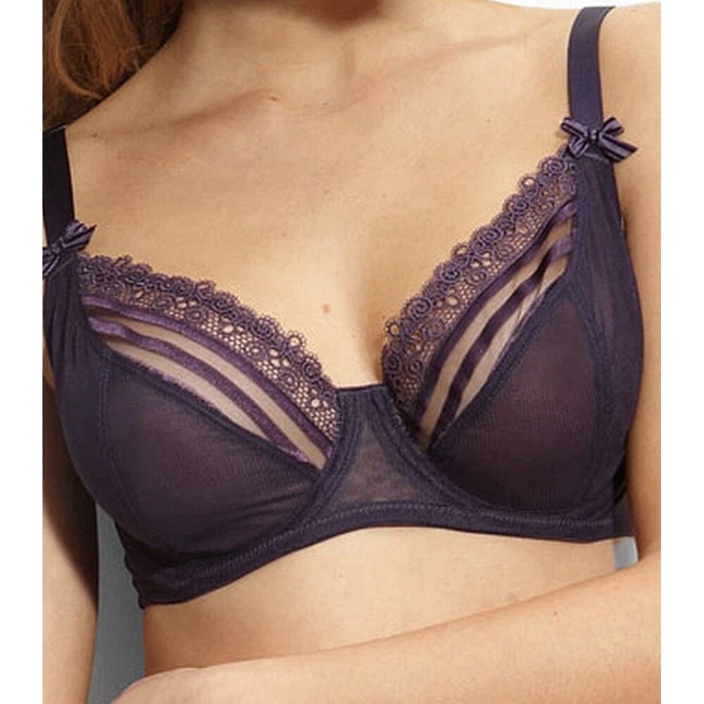 Wacoal 855162 Purple Delicate Notion Full Figure Underwire Bra 38D Discontinued